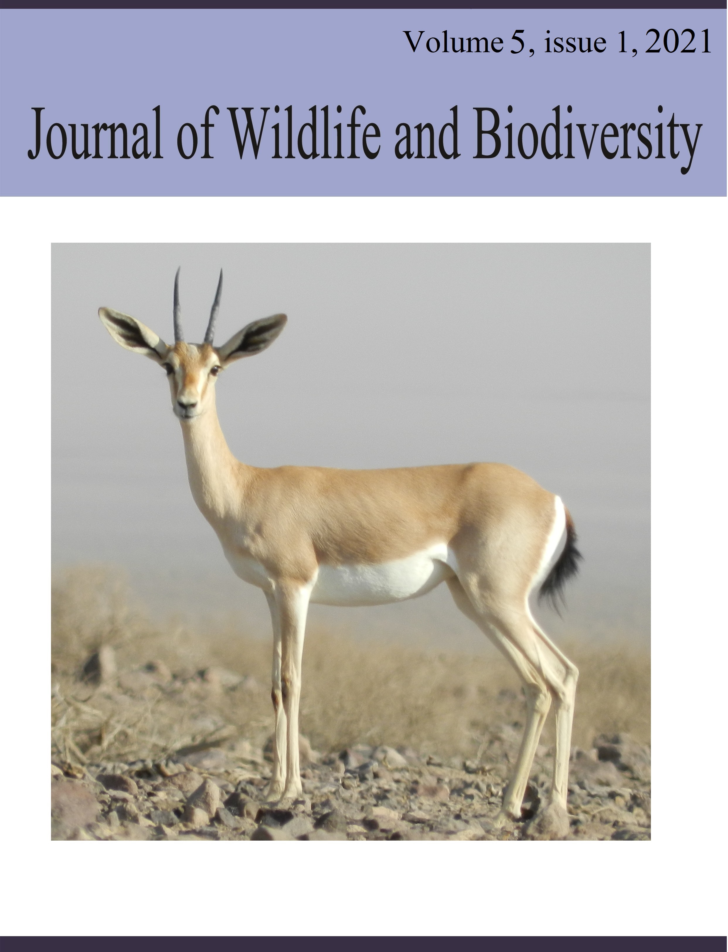 					View Vol. 5 No. 1 (2021): Journal of Wildlife and Biodiversity
				