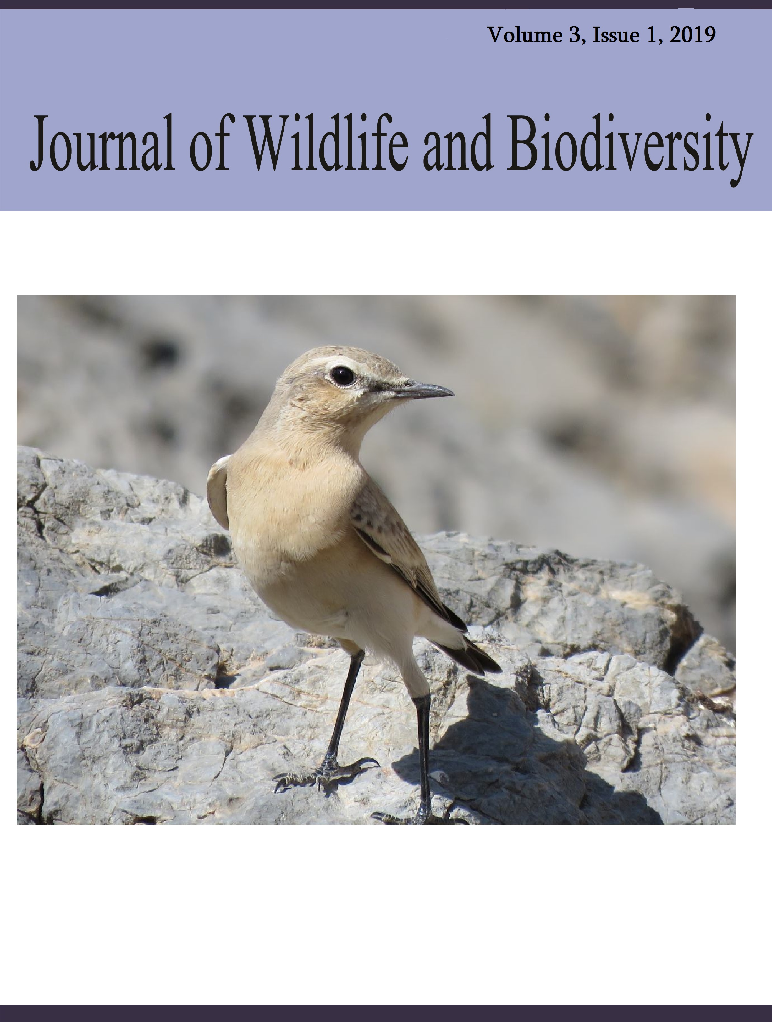 					View Vol. 3 No. 1 (2019): Journal of Wildlife and Biodiversity
				